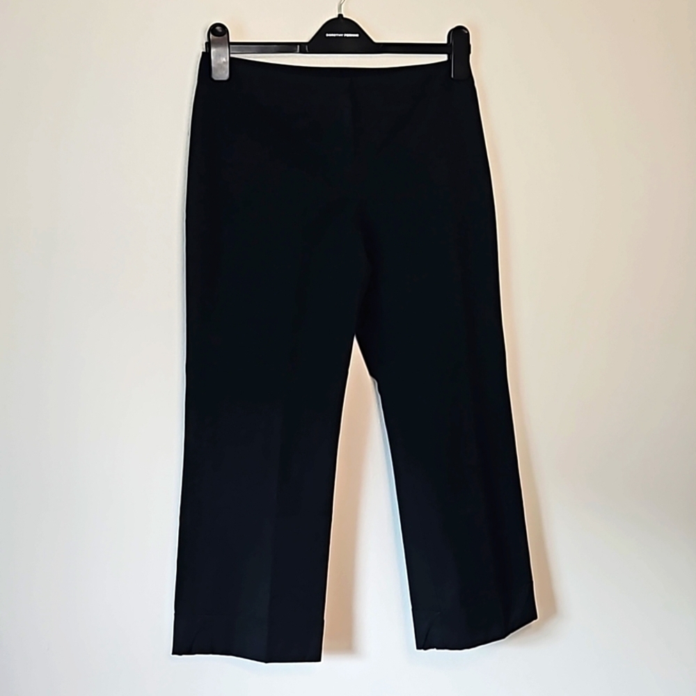 Express Black Cuffed Stretch Pants Size 34
